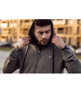 Bluza męska z kapturem antracyt Asman